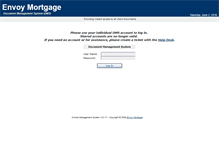 Tablet Screenshot of dms.envoymortgage.com